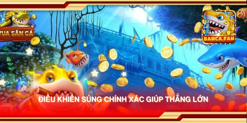 Điều khiến súng chính xác giúp thắng lớn